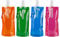 WBCBEC 4 Pieces Collapsible Water Bottle Reusable Drinking Water Bottle with Clip for Biking, Hiking Travel, Outdoor Activities, 4 Colors