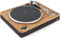 House of Marley Giradischi Wireless Stir It Up, Giradischi Vinile Bluetooth, Lettore Vinile in Tessuto Riciclato, Bambù/Nero