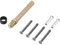 FSB 0 05 0566 00802 0000 Zubehör ASL/AGL für Türdrückergarnituren Türstärke 59-78mm, Stahl verzinkt 8-teilig, Silber