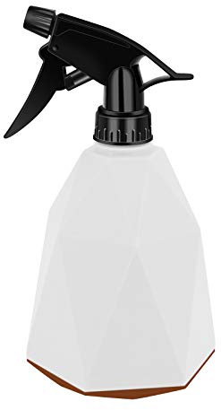 TAECOOOL 600ml Wiederverwendbare Wassersprühflasche Nebelsprühflasche Pflanzensprühflasche Sprühflaschen Gartenarbeit (Weiß)