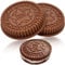 Meiyouju 2 Stück Keks-Kuchenformen, Oreo Keks-Silikonformen, 19.1 cm, Backformen aus Silikon, antihaftbeschichtet und Schnellentriegelung, Backformen für Schichtkuchen, Brownies, gebackene Kuchen