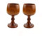 Vintage Jujube Holz-Weinkelch, Trinkbecher, Wasserbecher, Küchenzubehör, 150 ml, 2 Stück (B)