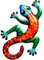 Gecko 3D Wanddekoration Gecko Wanddeko Metall 3D Skulpturen Metallgecko-Wanddekor Gecko Wandkunst zum Aufhängen Wand-Deko Eidechse Gecko für Garten, Zaun, Terrasse, Wohnzimmer, 22 * ​​13cm (A)
