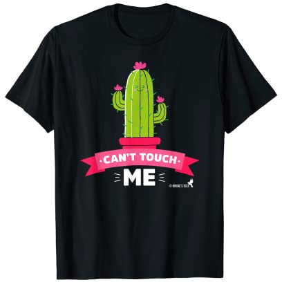 T-shirt divertente con Cactus Can't Touch Me Maglietta