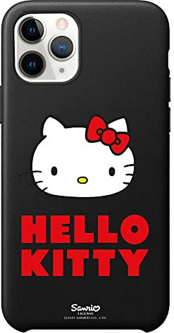 Schutzhülle für iPhone 11 Pro Schwarz mit Hello Kitty Logo