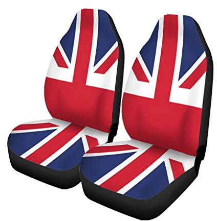 Auto Sitzbezüge Blue Jack British Red Union England London Streifen Autositzüberzug Wasserdicht,Universal Autositzbezüge Für Fahrersitz Dekorieren Autositze
