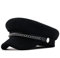 Kette Militärer Baskenmützen Schwarze Winter Berets Flat Sailor Hut Vintage Maler Cap Feste Color Basken Für Frauen Damen Damen