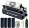 WIZMAKER Laser Rotary für Lasergravierer, Laser Rotary Roller mit 360° Drehbarer Gravur, Y-Achsen Laser Rotationswalzen zum Gravieren Zylindrischer Objekte, 8 Einstelldurchmesser, 4 Erhöhungssäulen