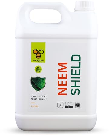 Olio di Neem per Piante - 5L Concentrato e Solubile in Acqua - 100% Biologico, Formula Potenziata - Repellente Naturale contro Cimici, Afidi, Cocciniglia, Ragnetto Rosso, Zanzare, Insetti