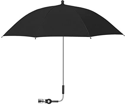 Sombrilla Cochecito Bebe Universal - Sombrilla Universal Para Carrito Bebe Y Paseo Protección Uv 50+, Parasol Carro Bebe Universal Con Clip Ajustable Rotación 360 °- Diámetro 85 Cm