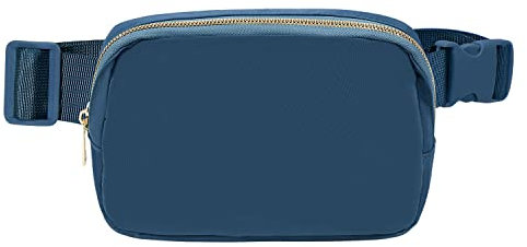 XZQTIVE Bauchtasche für Damen Gürteltasche Brusttasche Herren Mode Hüfttaschen Crossbody Bag Handytasche Umhängetasche mit verstellbarem Riemen,Dunkelblau