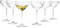 MamboCat 6er Set Doyenne Champagner-Schalen I 150ml, Höhe 17,5cm I für 6 Personen I klare Sekt-Gläser mit Fuß I transparente Gläser für Schaumweine, Dessert, Cocktails & Co. I Hochzeit, Partys
