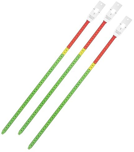 BESTonZON 3stücke Maßband Kopf-arm-maßband Junge Mädchen-maßband Aus Pp-material Mit Großer Zentimetermarkierung Flexibel Tragbar Und Waschbar Für Kopfumfang Messung