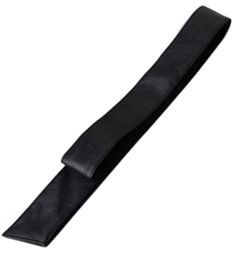 Inzegao Weiche Leder-Krawatte für Damen, Jacke, Taillenband, Gürtel, Trenchcoat-Gürtel, Ersatz