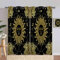 ANHOPE Retro Boho Sonne Mond Sterne Verdunklungsvorhänge mit Ösen Blickdichte Gardinen Thermo Vorhänge Blackout Curtain Weich Wohnzimmer Schlafzimmer Vorhang 2er Set H 245 x B 200 cm