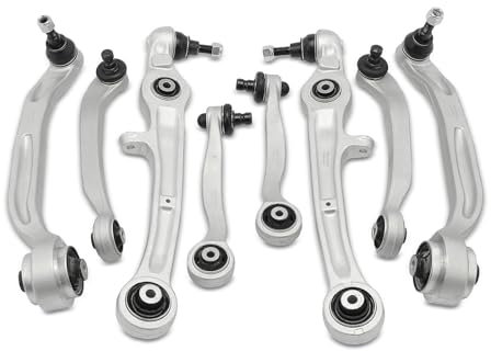 Frankberg 8-Teilig Querlenker Kompatibel mit A6 4F2 C6 2.0L-5.2L 2004-2011 A6 Allroad 4FH C6 2.7L-4.2L 2006-2011 A6 Avant 4F5 C6 2.0L-5.2L 2004-2011 Replace# 4E0407506B