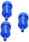 Gatuida 3pezzi Cnc Filtri Gasolio Alluminio Per Accessorio Blu Facile Da Installare Lavabile e Rimovibile Compatibile Con Auto e