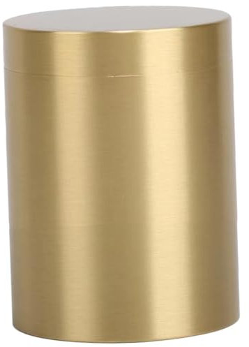 OFFSCH Luftdichte Kupfer Teedose Kleiner Metallbehälter Für Losen Tee Kaffee Zucker Küche Vorratsdose Kratzfest Robust Vintage Design