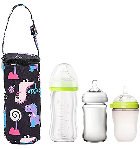 Liwankaqi Isoliertasche babyflasche,Isoliertasche für Babymahlzeiten Thermotasche hält Flüssigkeiten Warm und kalt, Isoliertasche für viele Handelsübliche Babyflaschen für wasserdichtes Material