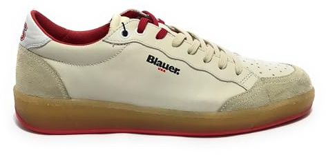 Sneaker uomo Blauer Murray white/red US25BU04 S5MURRAY01/RAC 43