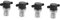 Mikikit 4 Pezzi Filtro del serbatoio dell'acqua filtro dell'acqua filtro professionale in tubo flessibile filtro pompa acqua camper filtro della pompa plastica