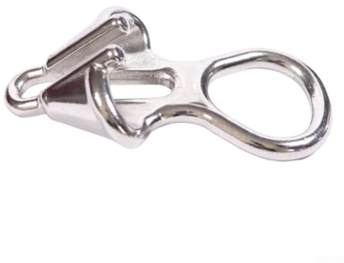 NbgrvB Catena di ancoraggio in acciaio inox, dispositivo di ormeggio con anello di sicurezza, per catene di ancoraggio da 6-12 mm (10-12 mm)