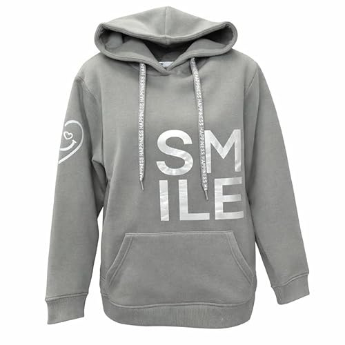 Zwillingsherz Damen Pullover Hoodie Sweatshirt | Kapuzenpullover & Übergangspullover | Aufdruck Frühling Sommer Herbst