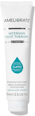 AMELIORATE Intensive Foot Treatment 75ml | Suitable for Normal, Very Dry, Rough Skin | Deeply Hydrates and Relieves Cracked Heels | Softens Hard Skin | Dermatologist Approved and Clinically Proven