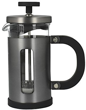 La Cafetière Edited Borosilicate Glass Pisa Cafetière, 350 ml (3 Cup) - Gun Metal