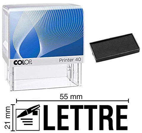 Stempelkissen Buchstabe Priority Colop Printer 40, 59 x 23 mm Schwarz