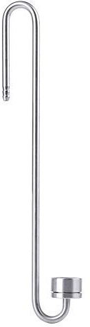 Kohlendioxid-Diffusor, Edelstahl, Verdampfer für Pflanzen im Aquarium, M (250 mm)