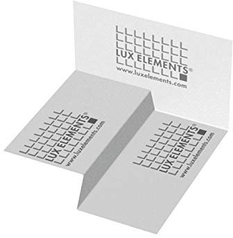 LUX ELEMENTS Abdichtungsband Innenecke (links) DRY-DBIE LINE L I Dünnes, reißfestes Dichtband für TUB-LINE mit einseitigem Gefälle aus Spezial-Vlies aus Polypropylenvlies I Bauaufsichtlich geprüft