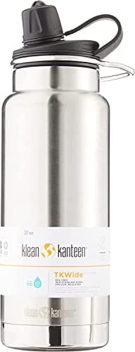 KleanKanteen Herren TKWide VI Trinkflasche, Brushed Stainless, One Size