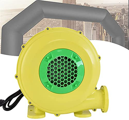 STXMY Air Blower 380 Watt, Waterproof Portable and Powerful Inflatable Blower Fan Pump, Perfect for Inflatable Bounce House, Jumper, Bouncy Castle, Yellow