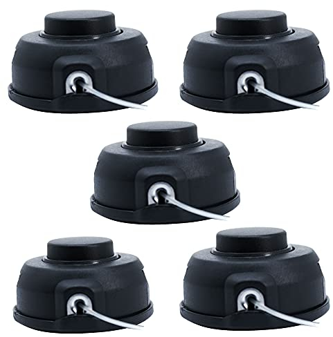 Schneidkopf 5X Spulenkopf Trimmerkopf für Parkside Akku Garten-Kombigerät PGKGA 40-Li B2 LIDL IAN351744 Fadenspule Rasentrimmerkopf (5 Stück)