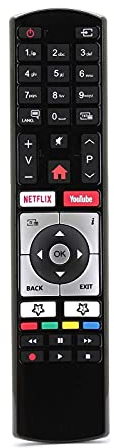Ersatz Fernbedienung passend für Telefunken TV XF32G519D, XF39G511, XU43G521, XU55G521, XU58G521