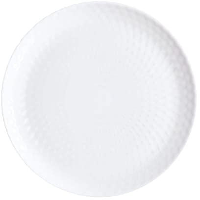 Luminarc Assiette Plate 25cm Pampille Blanc 6 pièces