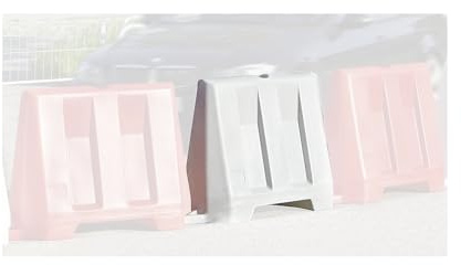kaiserkraft | Fahrbahnteiler | Kunststoff, LxBxH 1210 x 400 x 810 mm, weiß