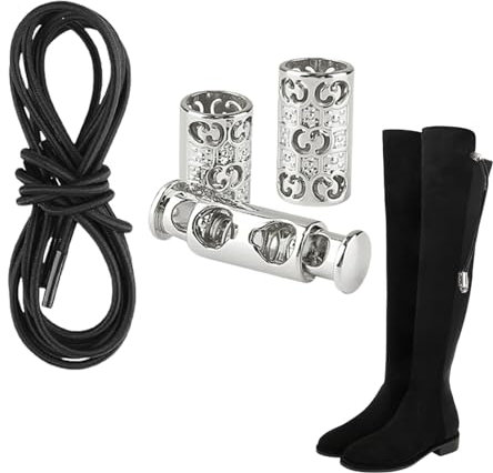 WOBBLO Cinghie per stivali alti alla coscia - per scarpe elastici - 1 paio di stivali alti regolabili, cinture e cinturini elastici per stivali, stivali comodi con cinturino alto alla coscia