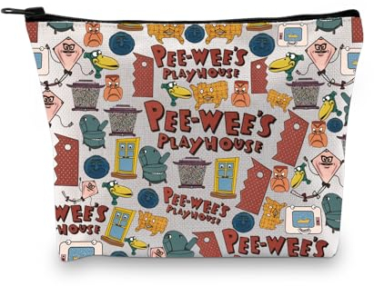 Zuo Bao Pee-w inspiriertes Geschenk P-ee Herman Playhouse Make-up-Tasche P-ee Herman Merchandise Herman Geschenk Comedian Lover, PEE