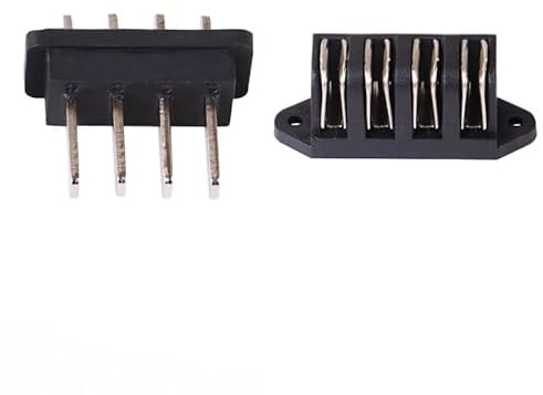 CHAOZHU Hailong Ebike Battery Power discharge connector 4pins 5pins Male or Female Battery Base Plate Mouted Parts plug Replacement (4 Pin Male Female)
