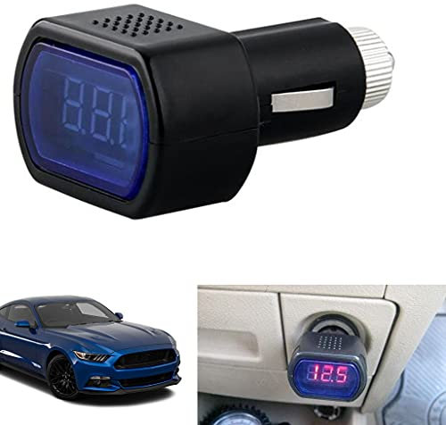 Car Meter Car Battery Vehicle Battery and Voltmeter Monitor for W/LED Voltage & Amps Display