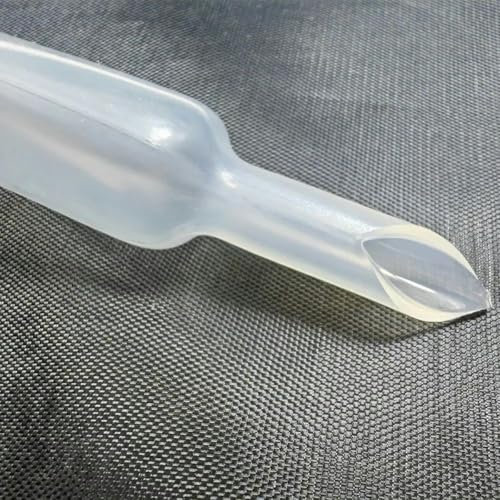ORGEFY 4:1 with Glue Tube Packaging Kit Electronic Connection Wire and Cable Insulation Sleeve-Clear-8mm-1m