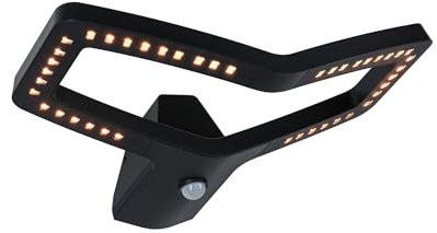 Paulmann 94791 LED Außenwandleuchte Smart Home Zigbee 3.0 Alara Bewegungsmelder IP44 eckig 375x270mm 3000-2200K 10W 450lm 230V Anthrazit Metall