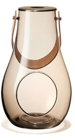 Holmegaard DWL Laterne, Glas, walnuss, 25cm
