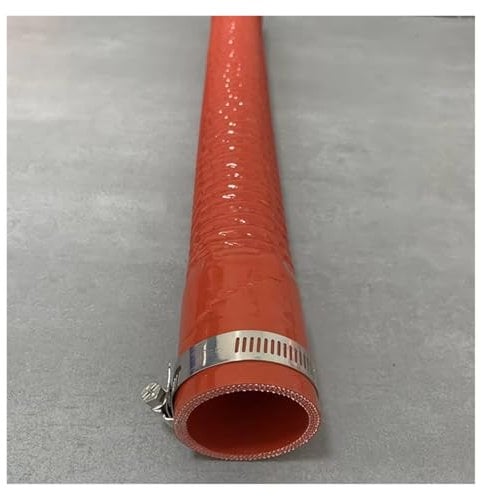 Auto Ansaugrohr Universal-ID 30–100 Mm Silikon-Flexschlauch Kühlerrohr Für Lufteinlass Hochdruck-Hochtemperatur-Gummiverbinder Auto Lufteinlass Ansaugschlauch(Black and 2 Clamps,400MM_ID 30MM)