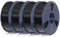 SUNLU PLA+2.0 Filament 1.75mm 4KG, Upgrade PLA Plus 3D Drucker Filament, Stärker und robuster, Maßgenauigkeit +/-0.02mm, 1KG Spule, 4KG in Total, Schwarz