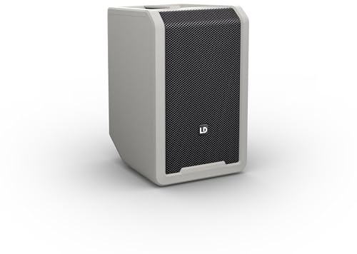 LD Systems ANNY 8 Portable battery-powered Bluetooth PA loudspeaker with mixerUrban Grey