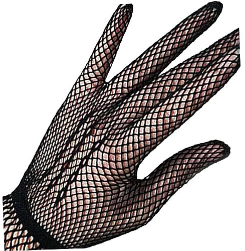 OATIPHO Guantes Huecos Par De Guantes De Encaje para Mujer para Damas para Bodas Bailes ÓPeras Actuaciones En El Escenario Solares Negros