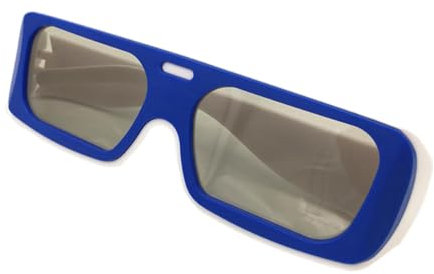 Generisch Anaglyphe 3D -Brille, 3D -Filmbrille - Polarisierte passive Filmbrille,Nicht fließende Video-Display Eyewear Komfortable Theaterzubehör für Frauen und Männer